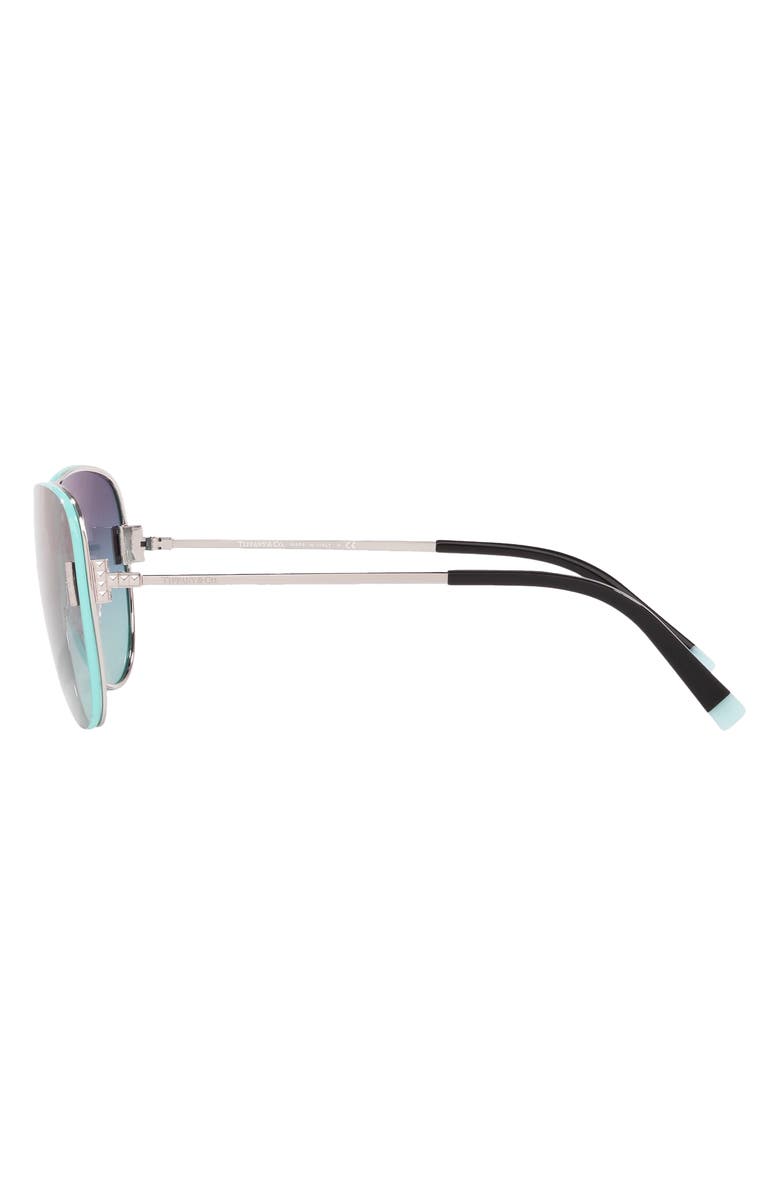 Tiffany & Co. 62mm Aviator Sunglasses, Alternate, color,