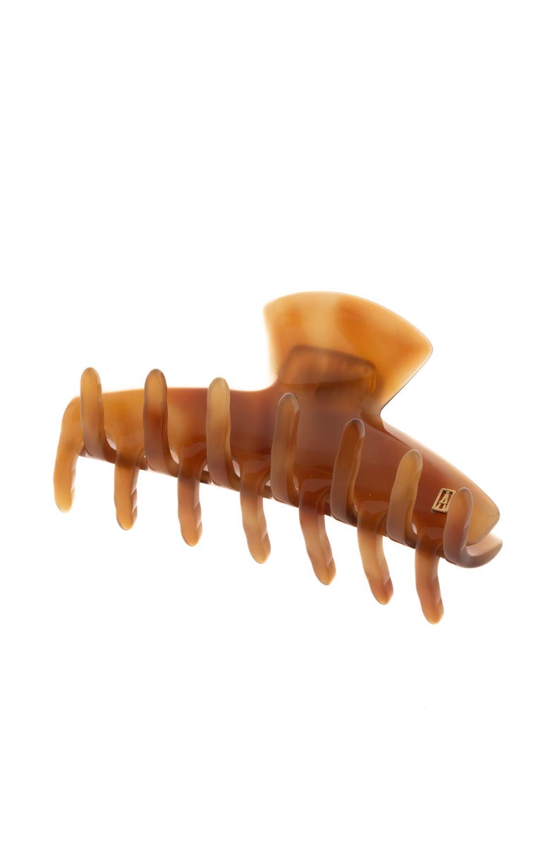 Alexandre de Paris Ethic Acetate Hair Claw Clip, Alternate, color, Caramel