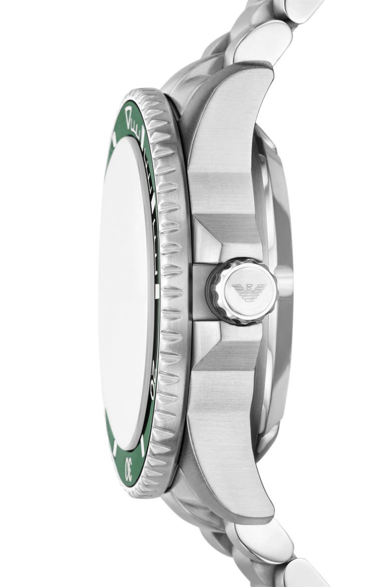 Sea Explorer Bracelet Strap Automatic Diving Watch, 42.5mm, Alternate, color, SILVER