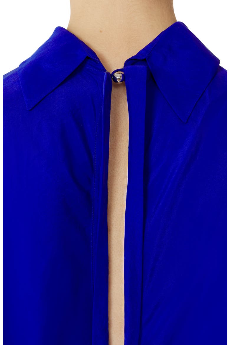 Silk Loose-Fit Top, Alternate, color, Pale blue