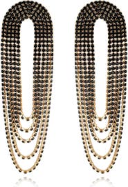 Ettika Crystal Chandelier Earrings