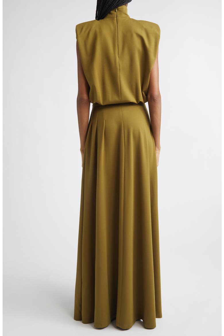Nadina Cutout Detail Dress, Alternate, color, OLIVE GREEN