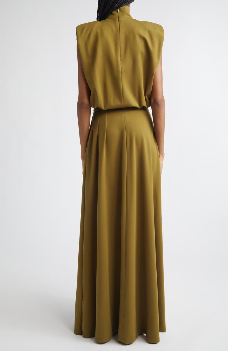 ISRAELLA KOBLA Nadina Cutout Detail Dress, Alternate, color, Olive Green