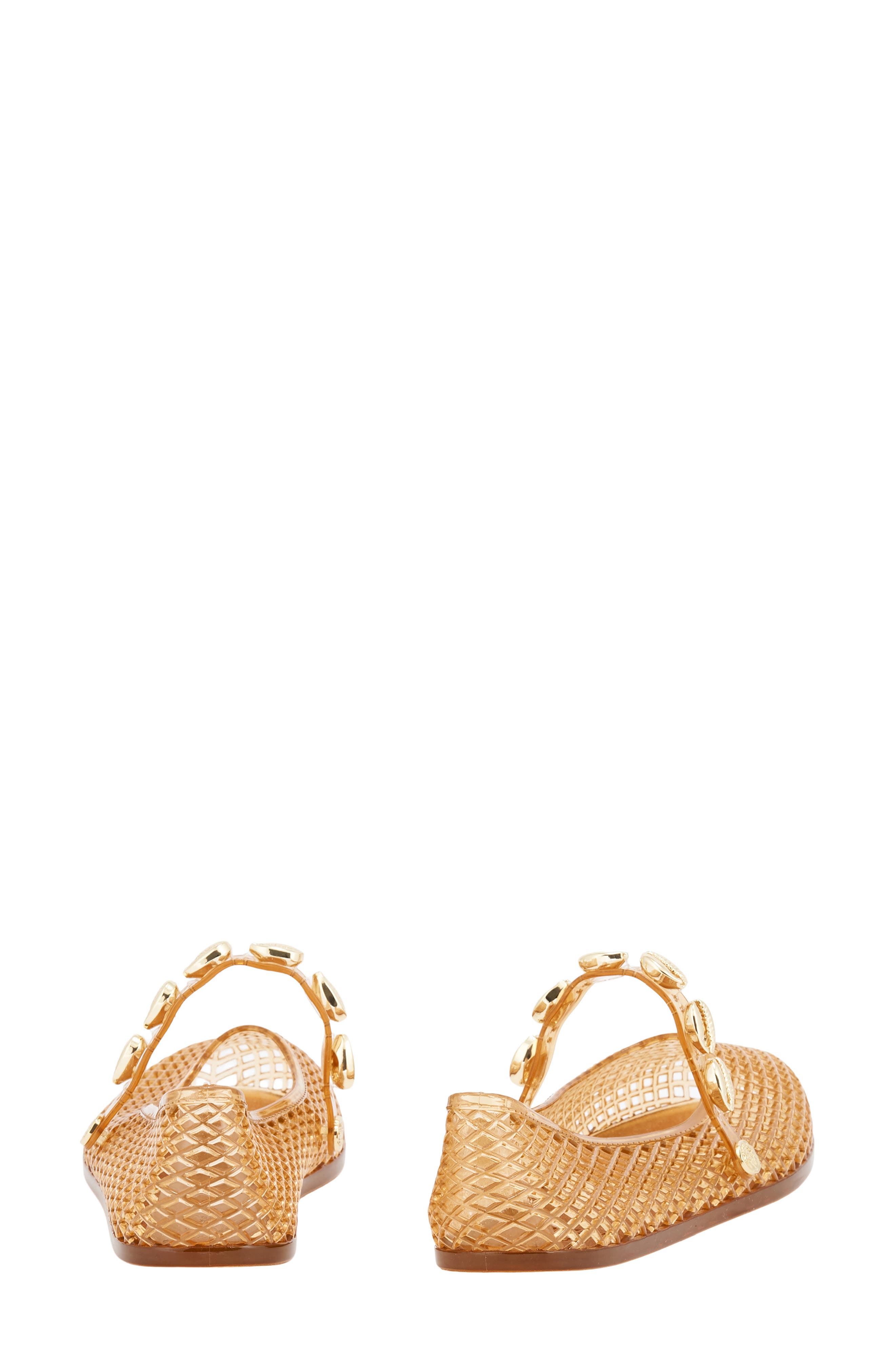 Iro Shells Jelly Flat, Alternate, color, CARAMEL