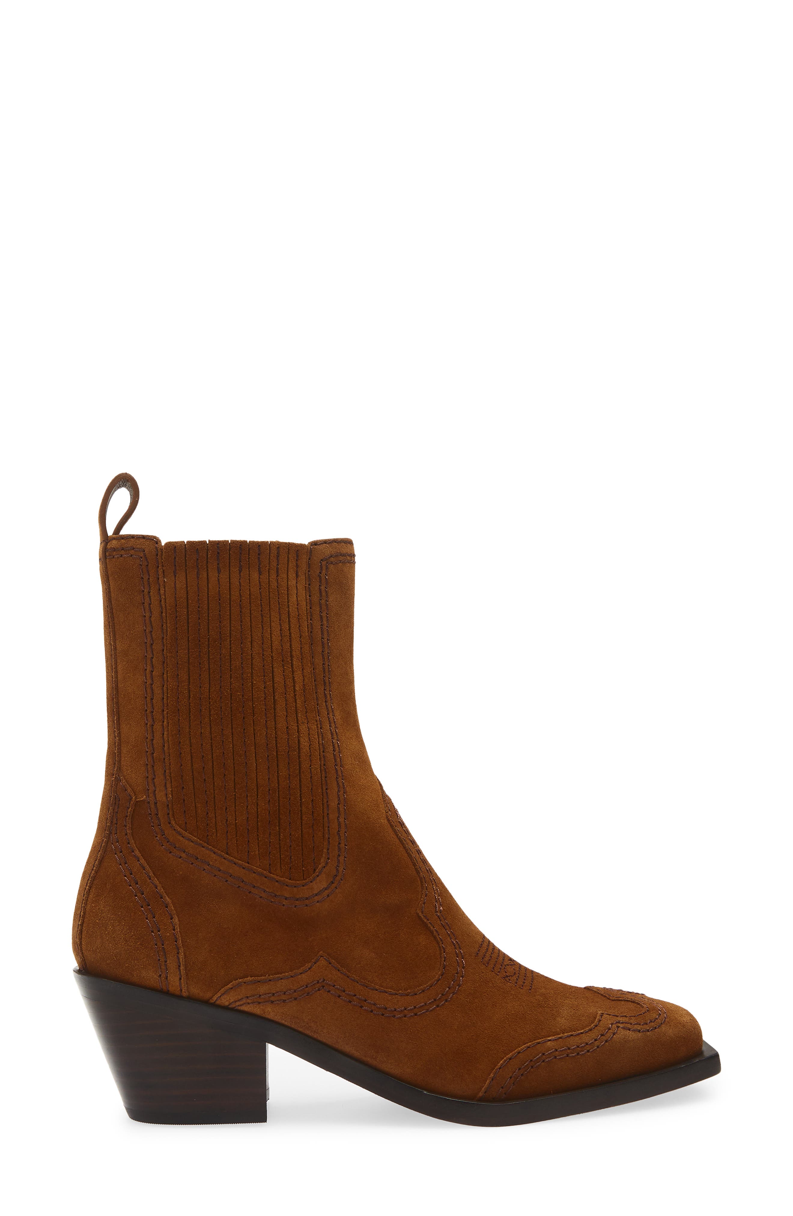 Loeffler Randall Agnes Western Chelsea Boot, Alternate, color, Cacao Espresso