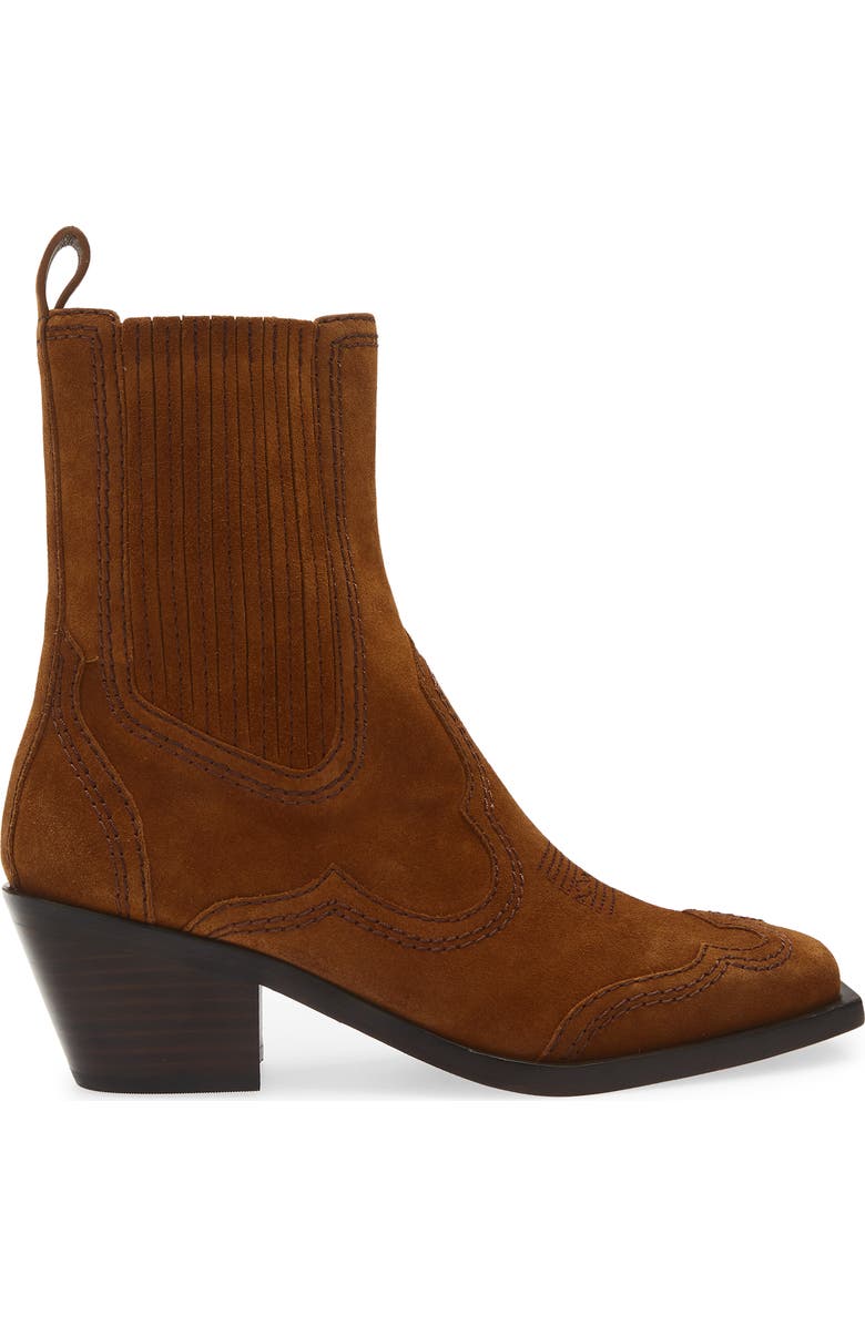 Loeffler Randall Agnes Western Chelsea Boot, Alternate, color, Cacao Espresso