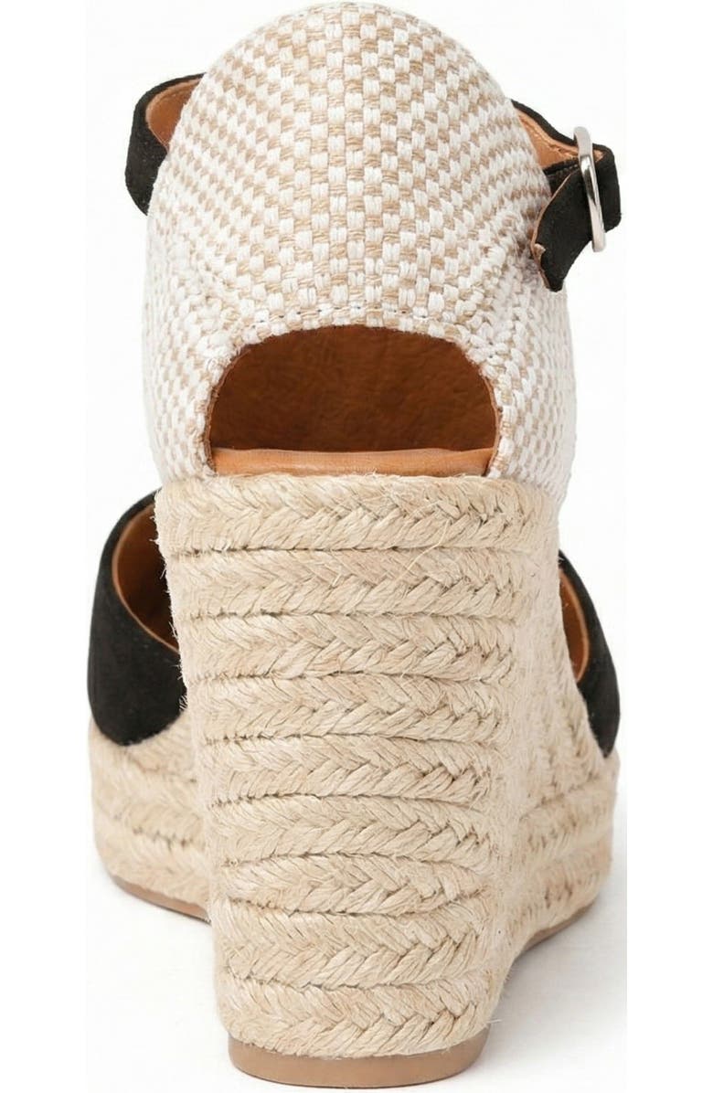 Menina Step Jimena High Strap Espadrille Sandal, Alternate, color, Black