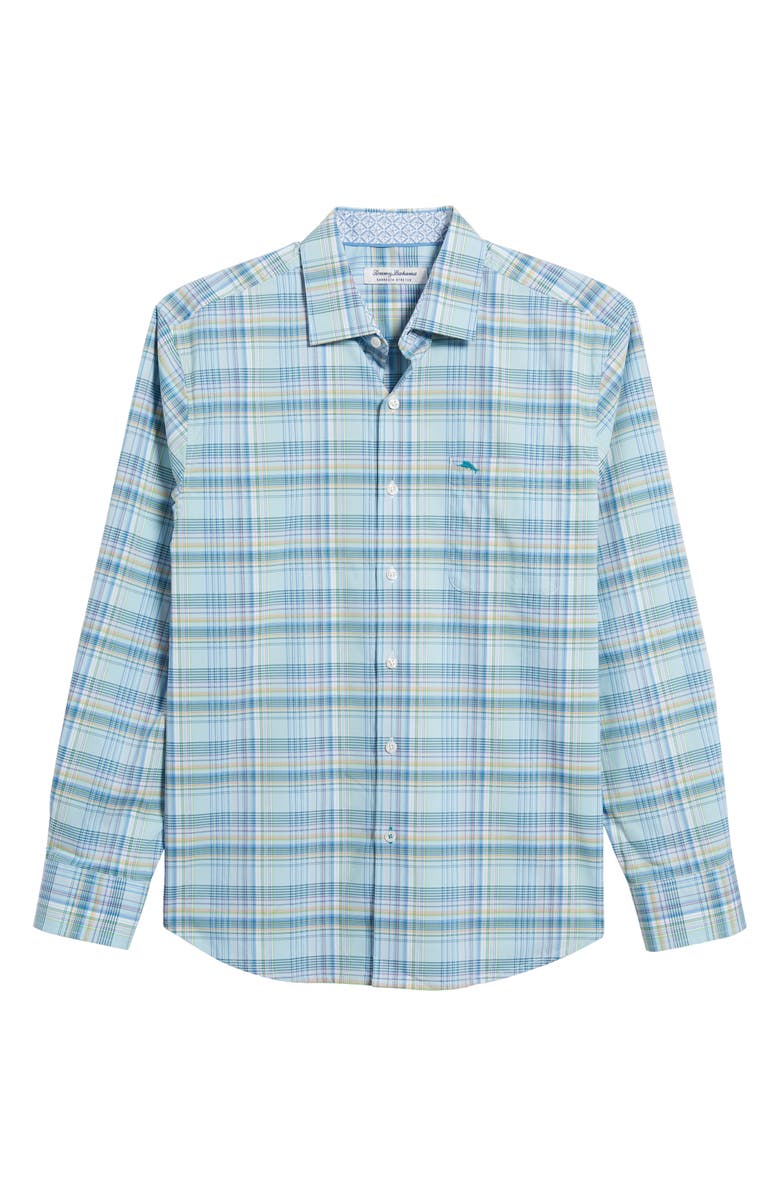 Tommy Bahama Sarasota Stretch Chablis Plaid Button-Up Shirt, Alternate, color,