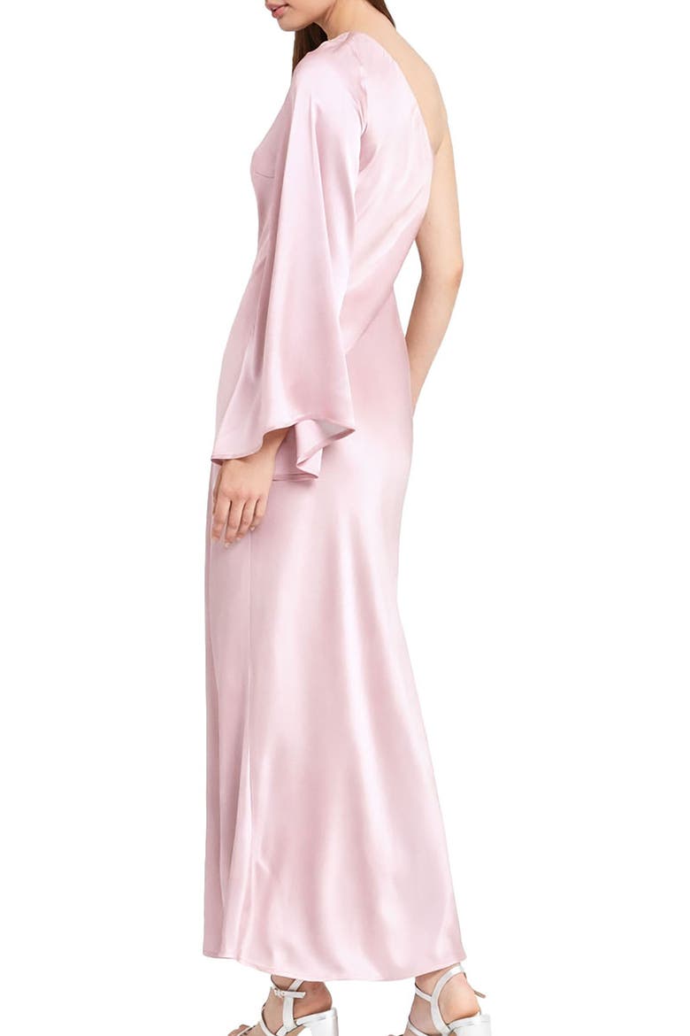 Asymmetric Viscose Long Dress, Alternate, color, Madame