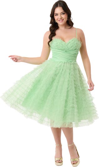 Unique Vintage Tulle Sweetheart Cupcake Swing Dress | Nordstrom