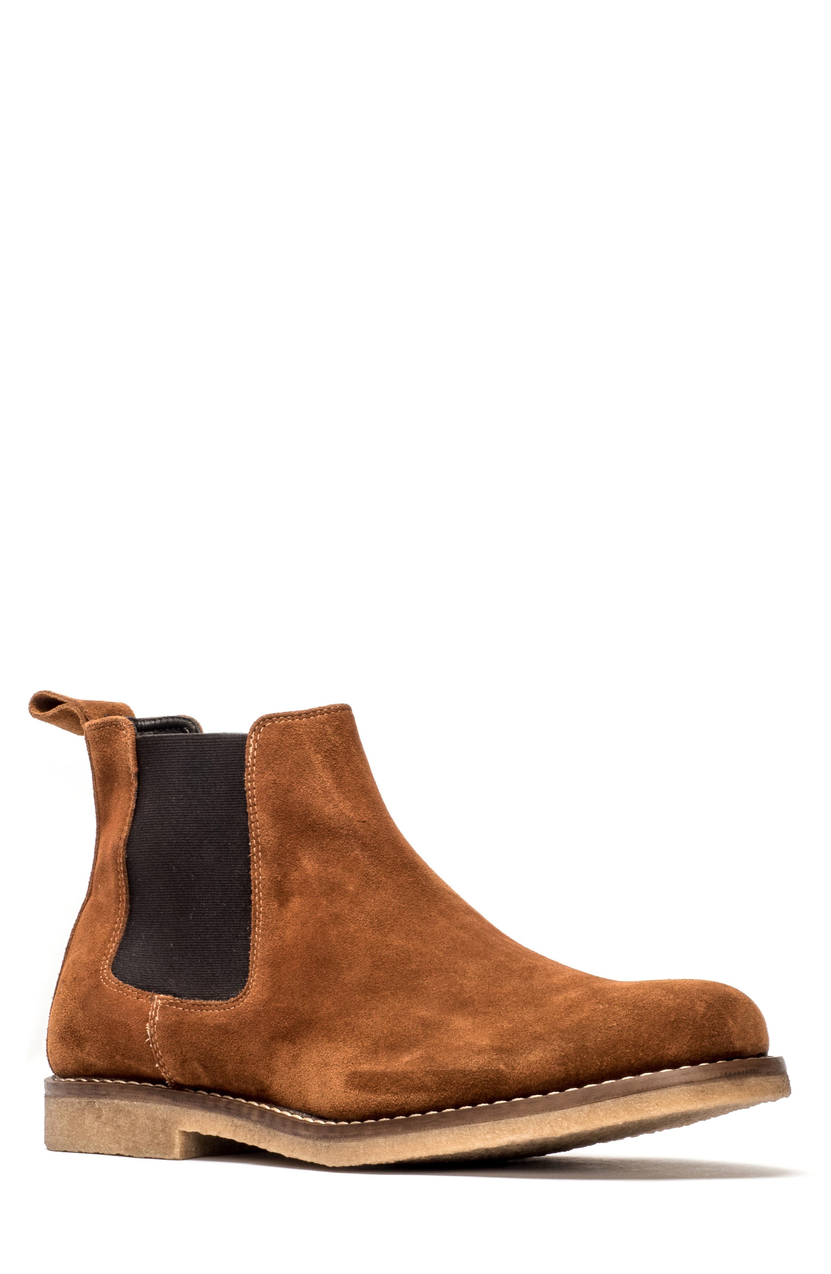 Gertrude Valley Water Repellent Chelsea Boot, Main, color, TAN
