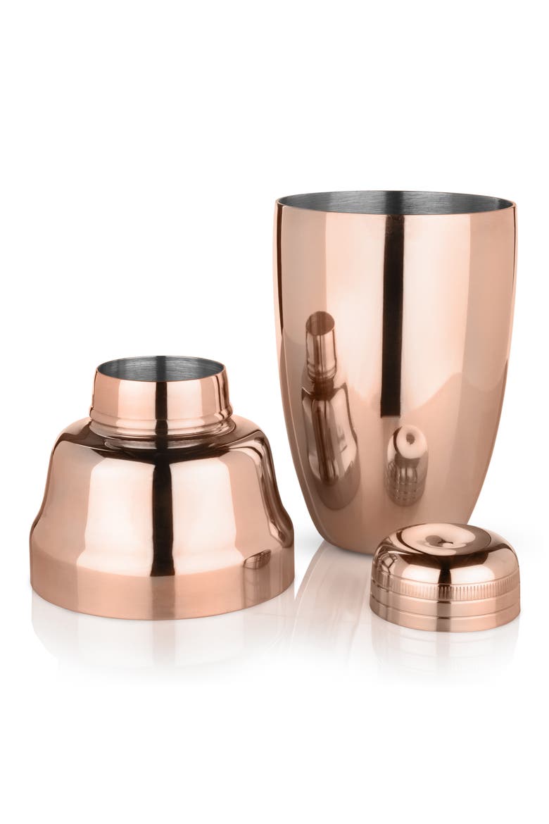Heavyweight Cocktail Shaker, Alternate, color, COPPER