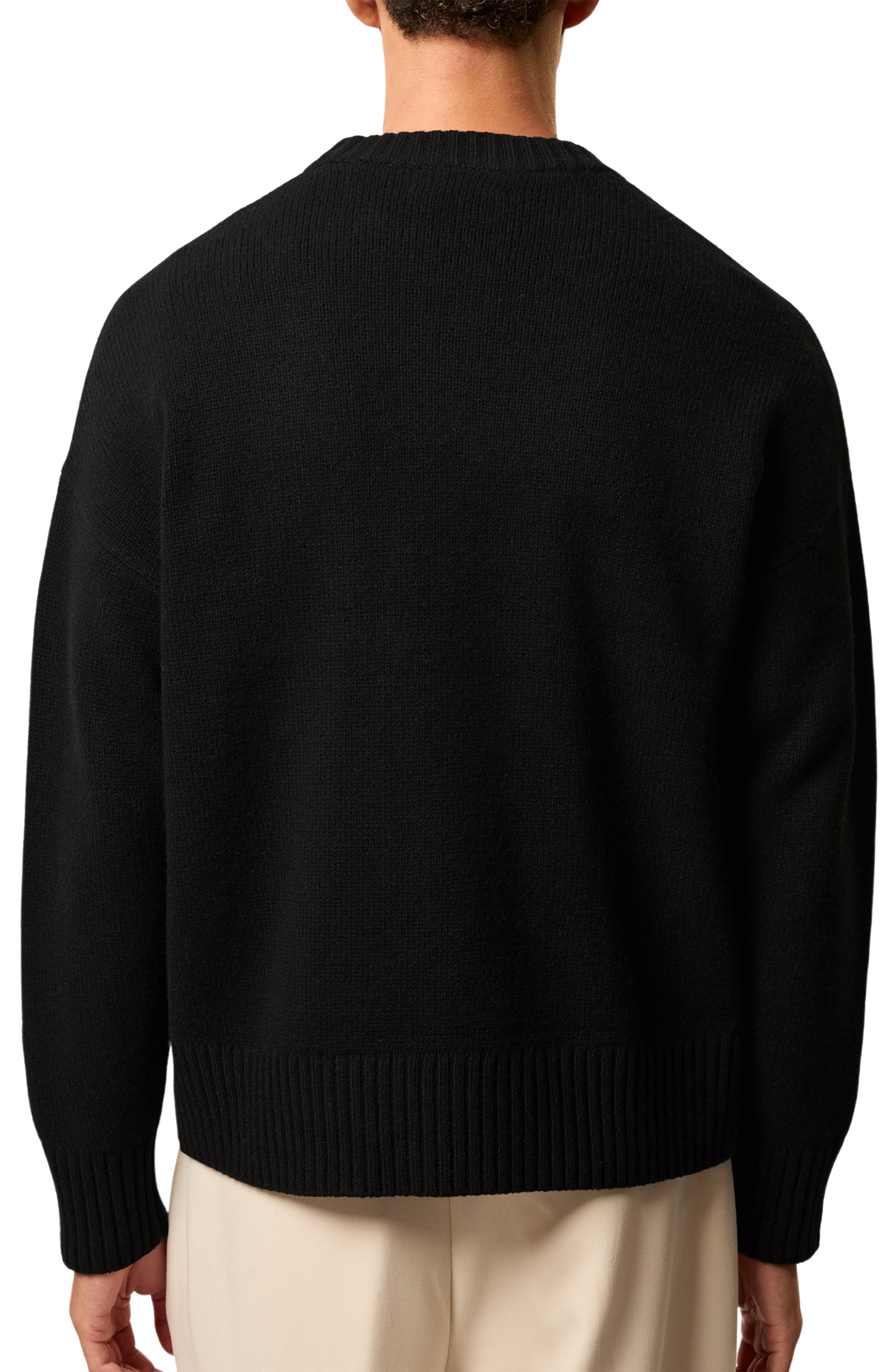 Archibald Embroidered Wool Sweater - image 2