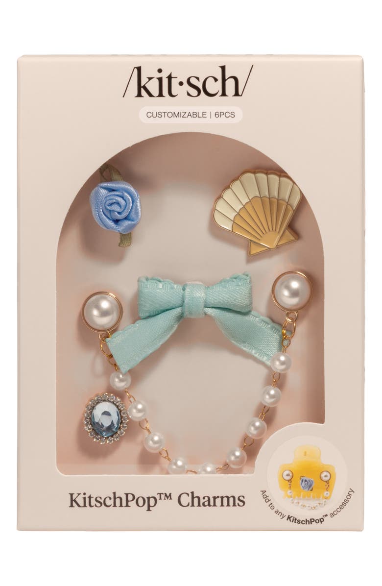 Kitsch Set of 6 KitschPop<sup>™</sup> Clip Charms, Alternate, color, Coastal