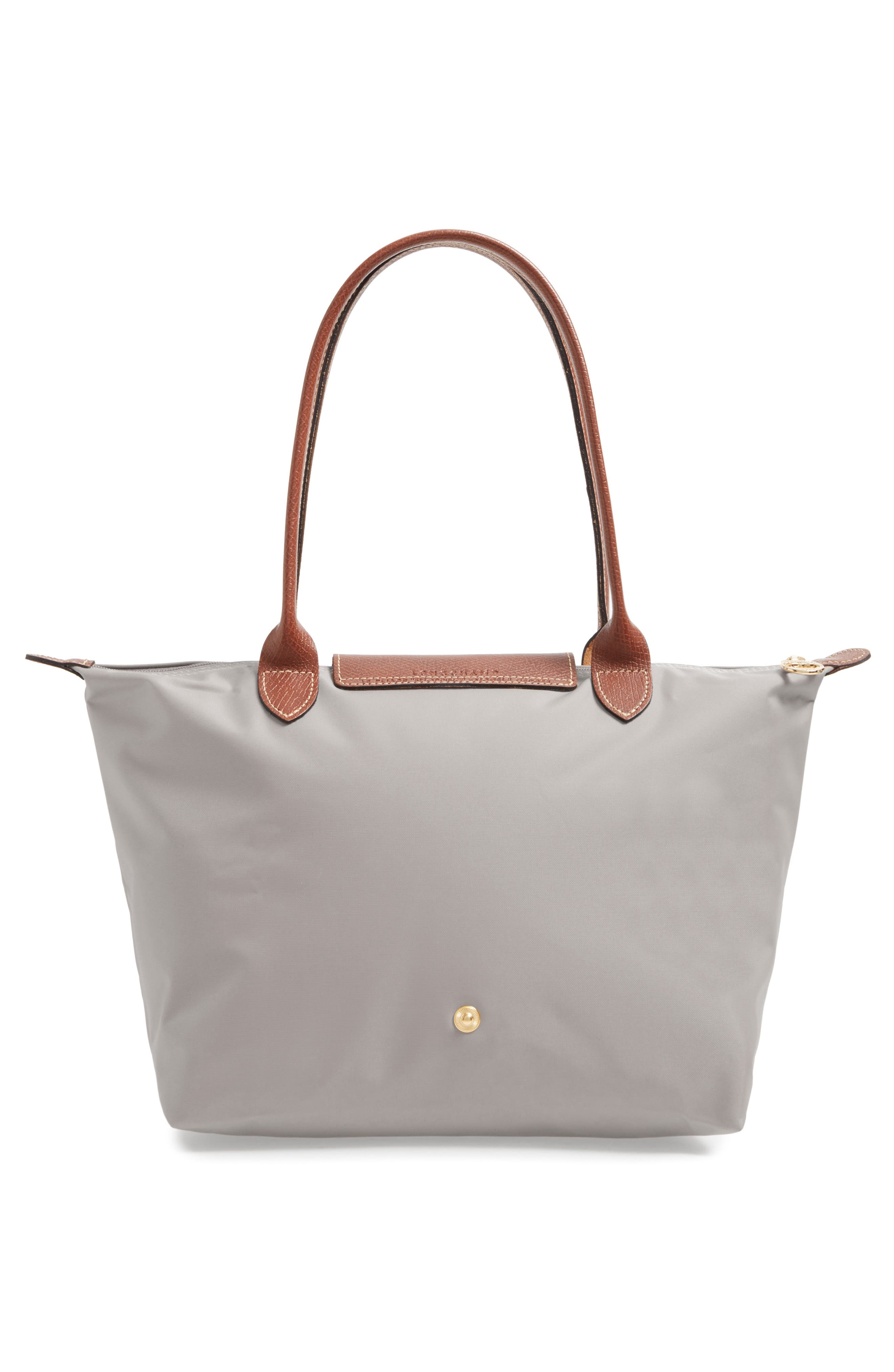 Medium Le Pliage Nylon Shoulder Tote, Alternate, color, PEBBLE