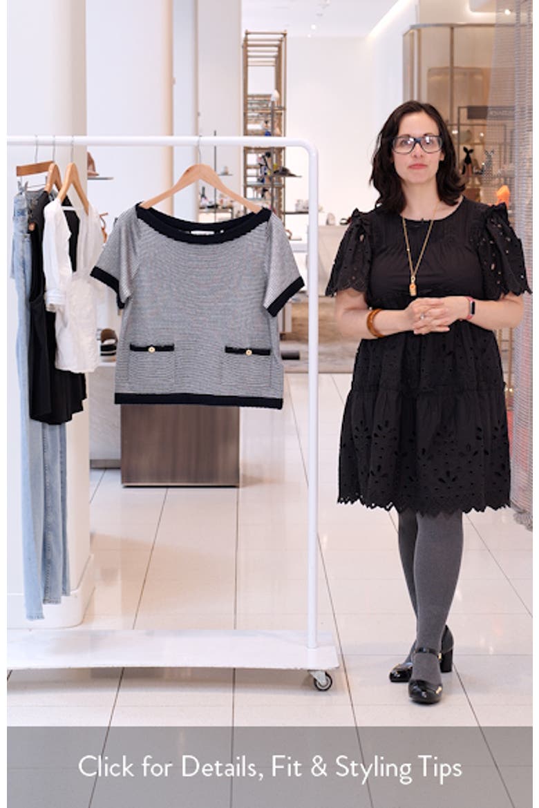 The Stripe Boat Neck Cashmere Sweater video