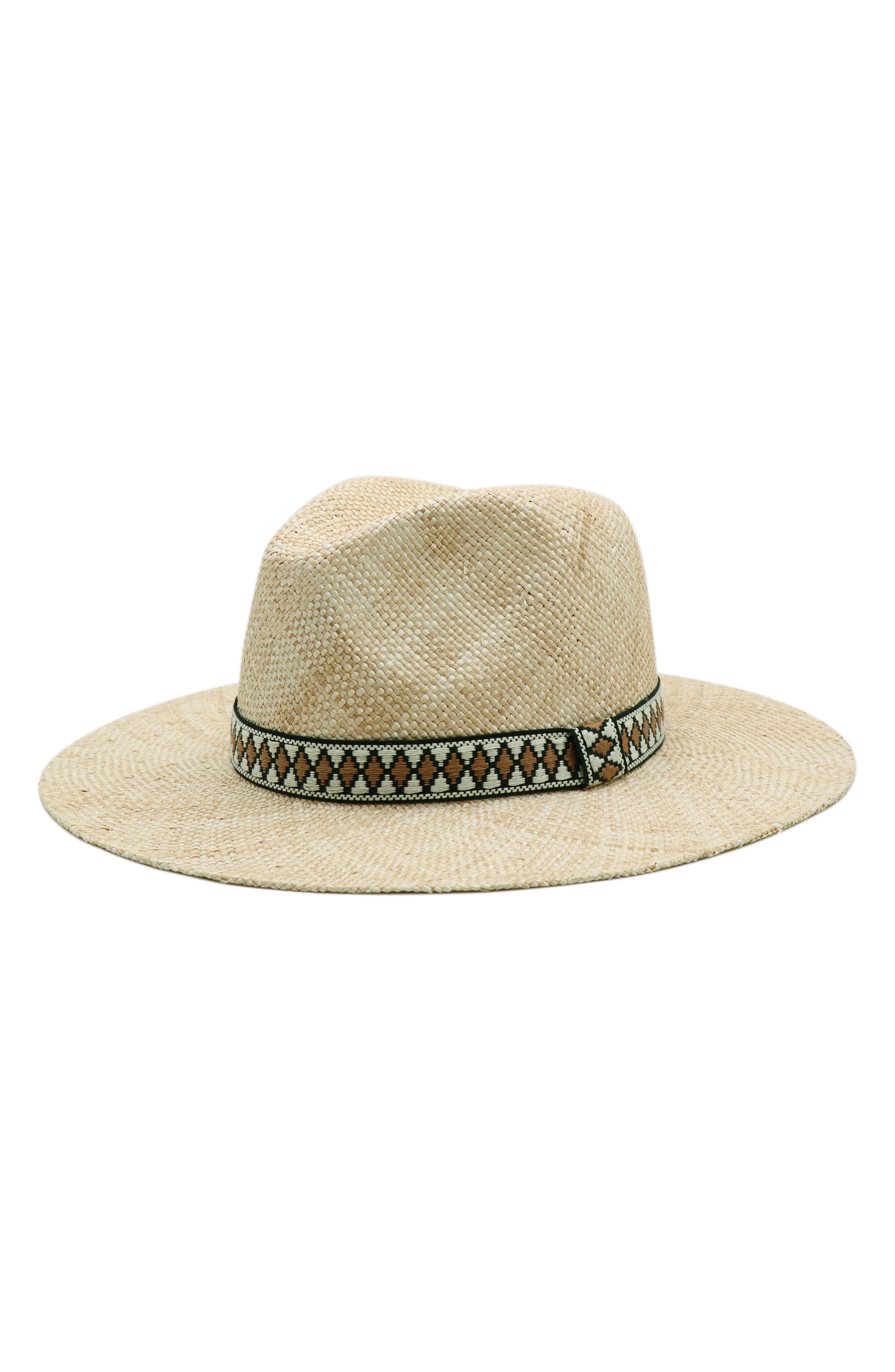 Bruno Magli Packable Straw Panama Hat