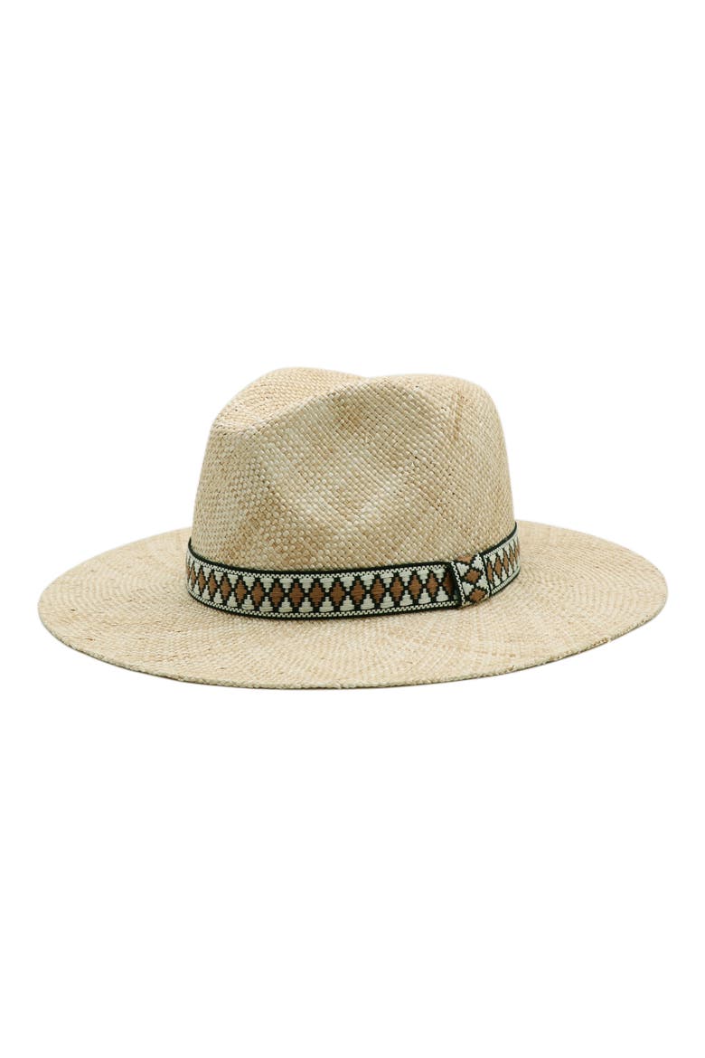 Packable Straw Panama Hat, Main, color, NATURAL