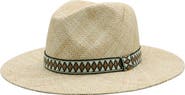 Bruno Magli Packable Straw Panama Hat