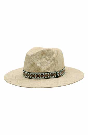 Bruno Magli Packable Straw Panama Hat