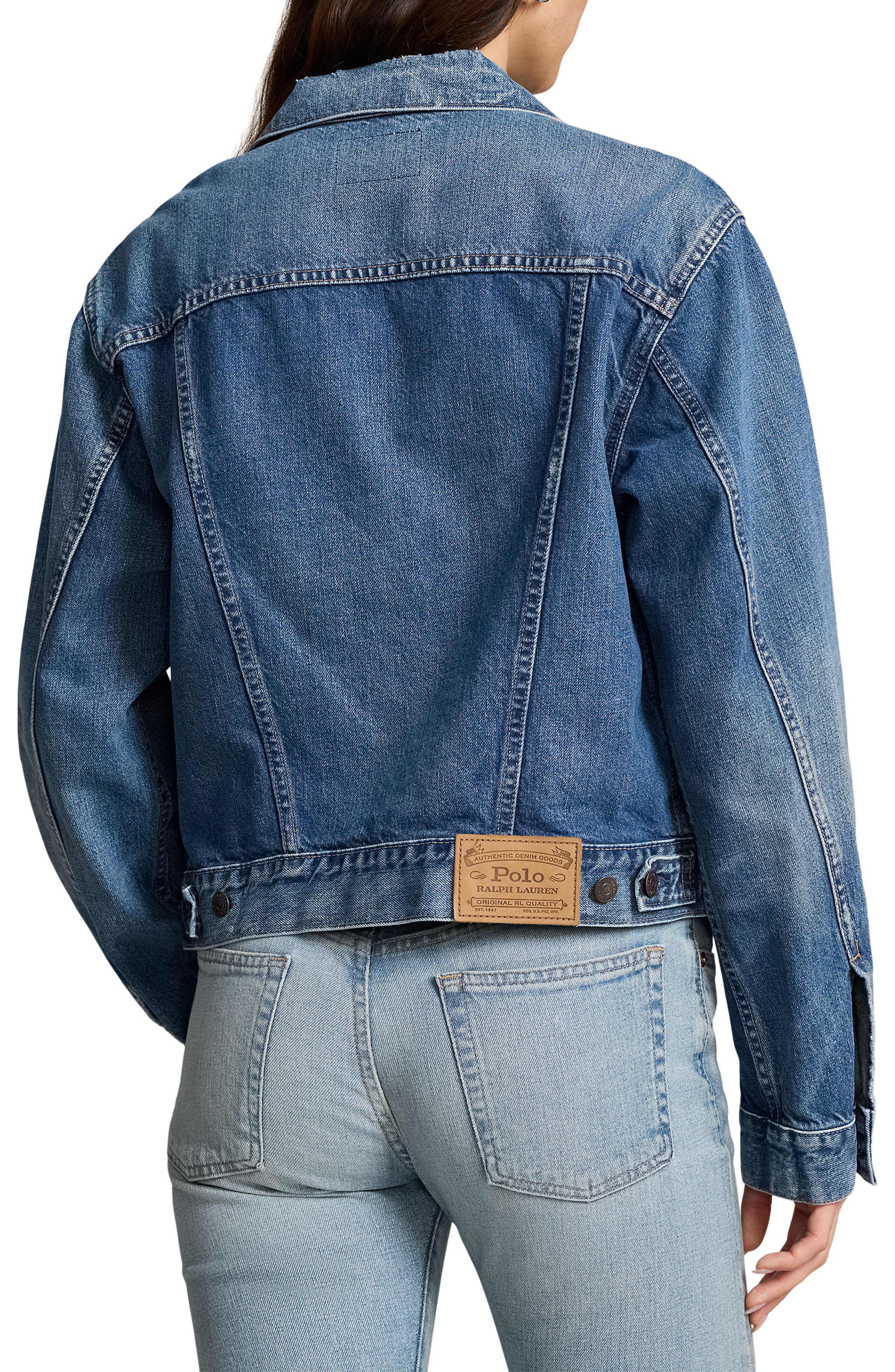 Rigid Denim Trucker Jacket - image 2