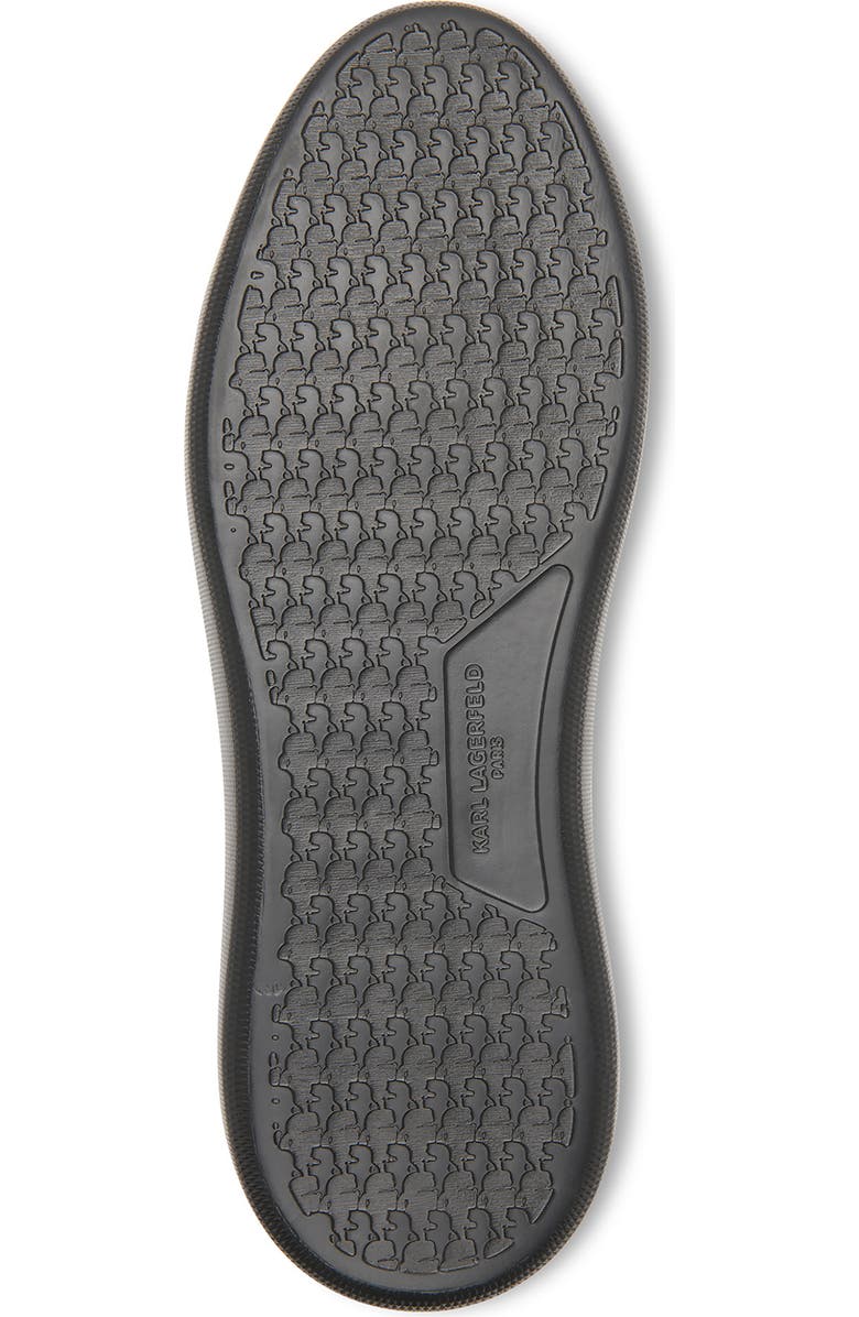 KARL LAGERFELD PARIS Suede Side Zip Bootie, Alternate, color,