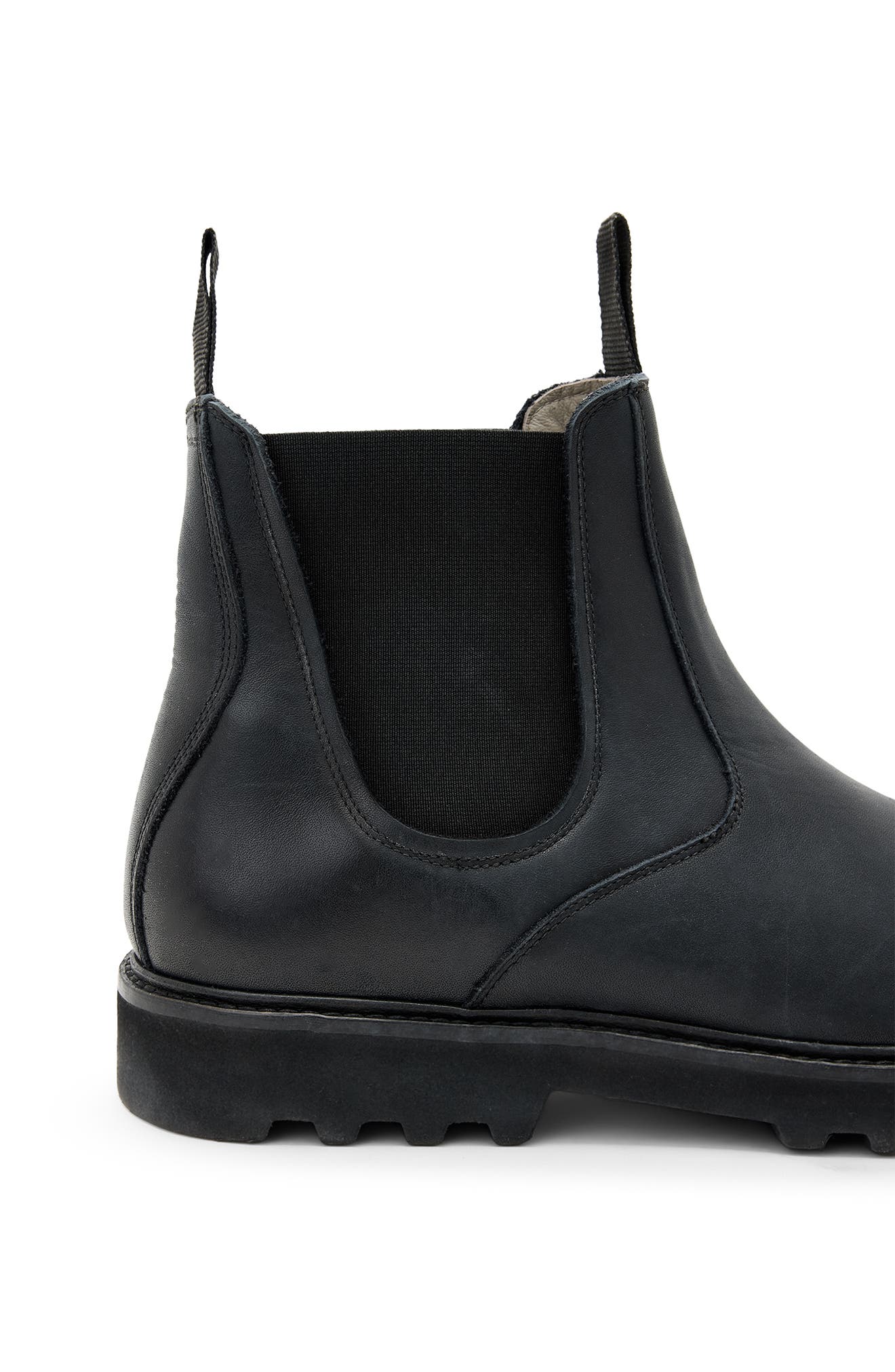 AllSaints Beckett Chelsea Boot, Alternate, color, Black