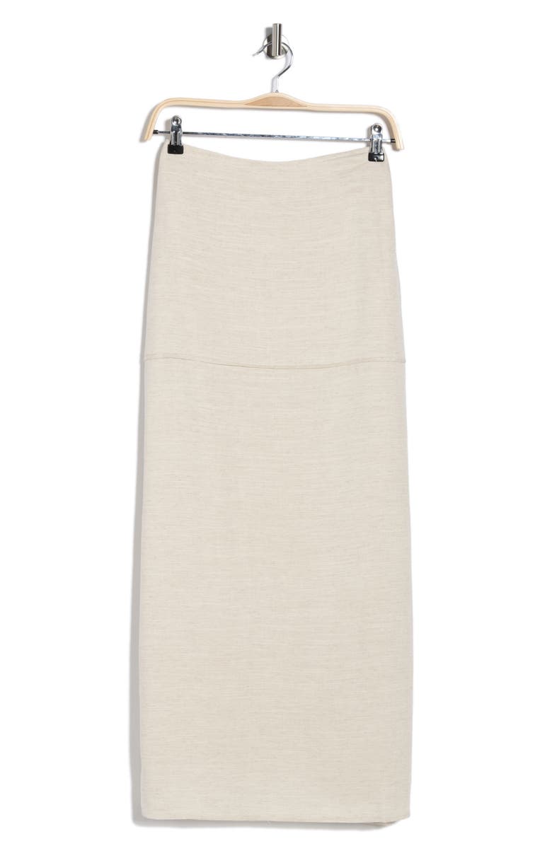 Parker Column Skirt, Main, color, Fine Linen