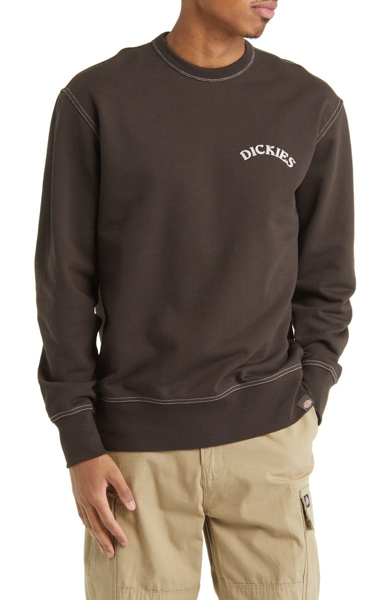 Dickies Cotton Logo Graphic Sweatshirt, Main, color, 
