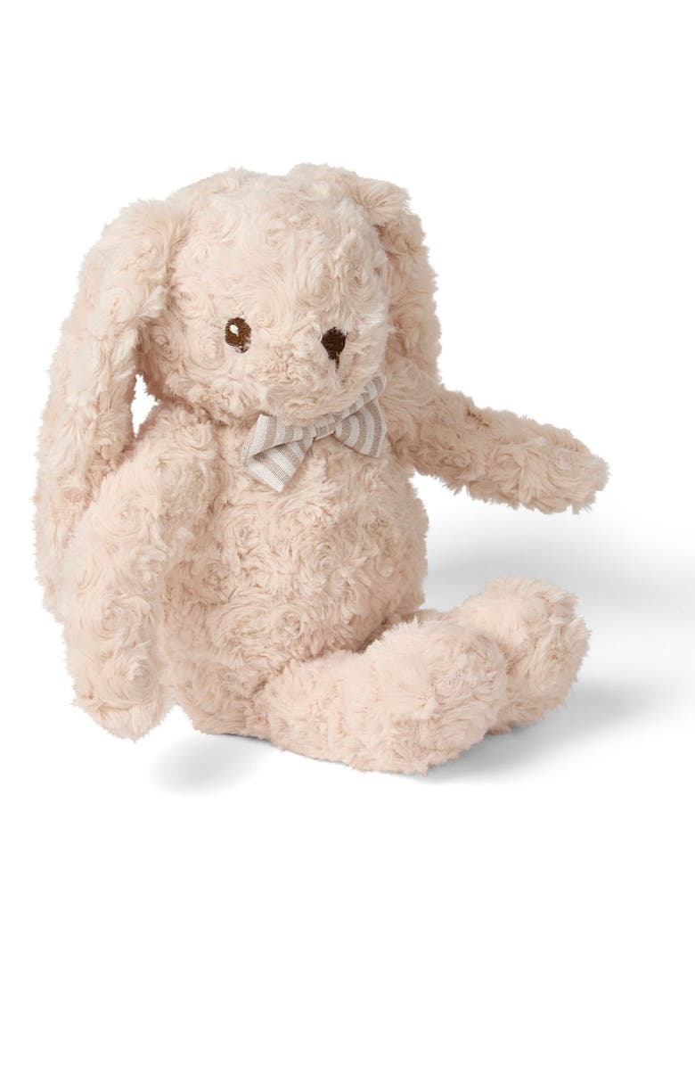 MiniMoi Baby "Milo" Fluffy Faux-Fur Boy Bunny Doll, Main, color, Oatmeal