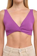 Endless Rose Twisted Ribbed Bralette Top