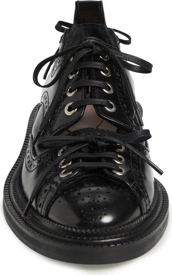 Simone Rocha Multi Lace Cutout Wingtip Oxford (Women