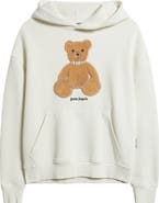 Palm Angels Bear Regular Fit Stretch Cotton Hoodie