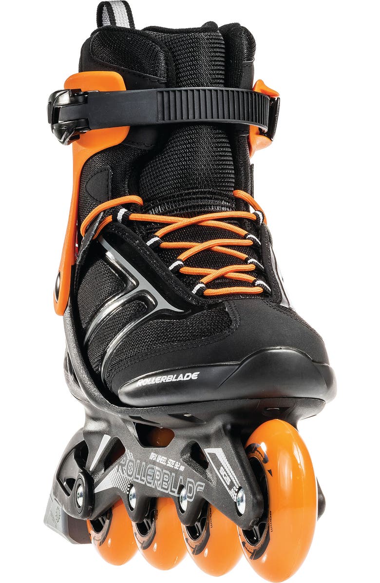 Rollerblade Zetrablade RTL Unisex Inline Skates, Alternate, color, Black/Orange