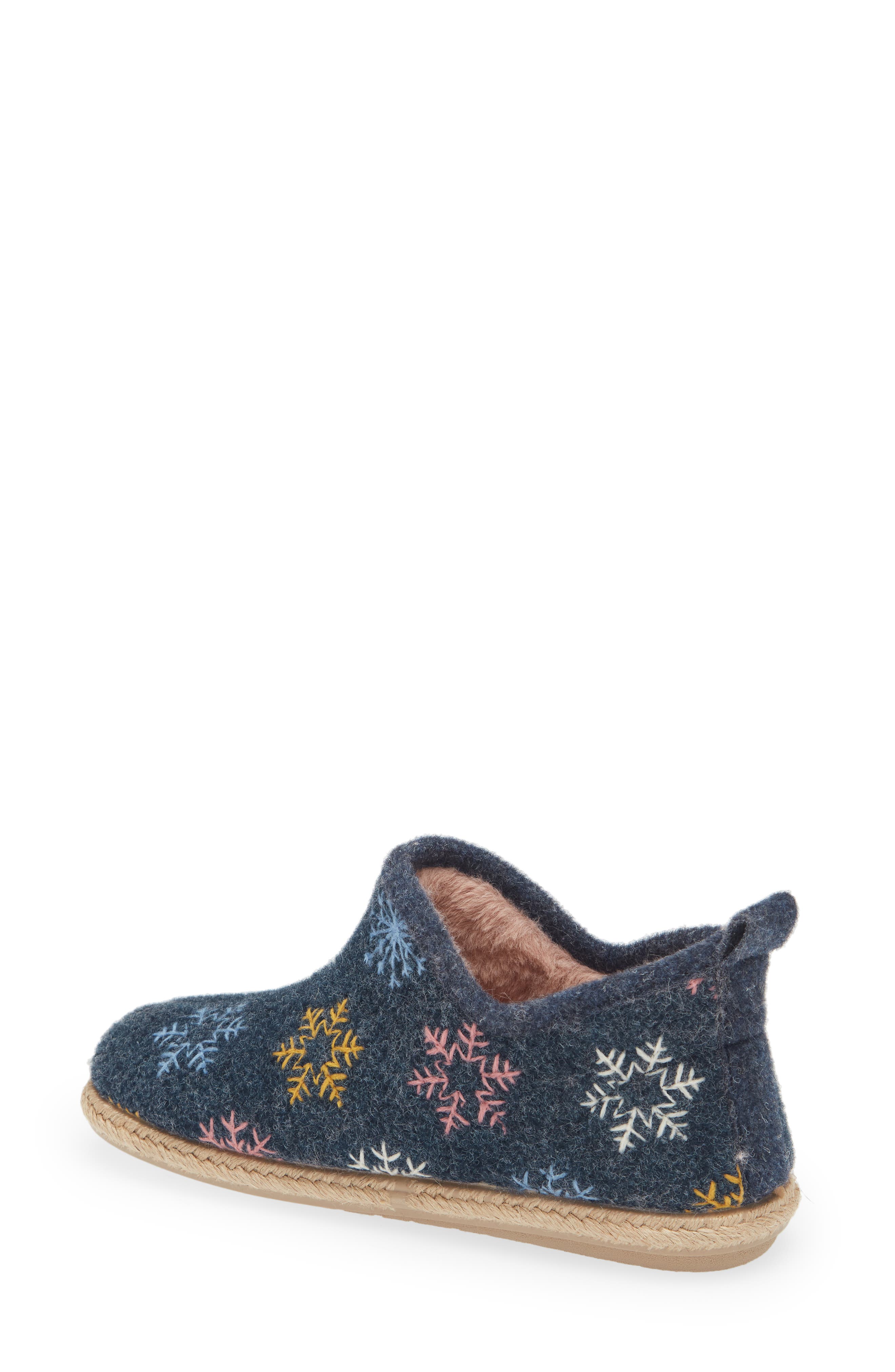 Duna Wool Blend Slipper, Alternate, color, NAVY