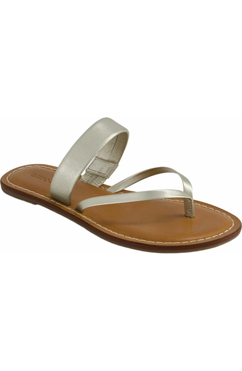 Bernardo Footwear Leia Thong Sandal, Alternate, color, Champagne