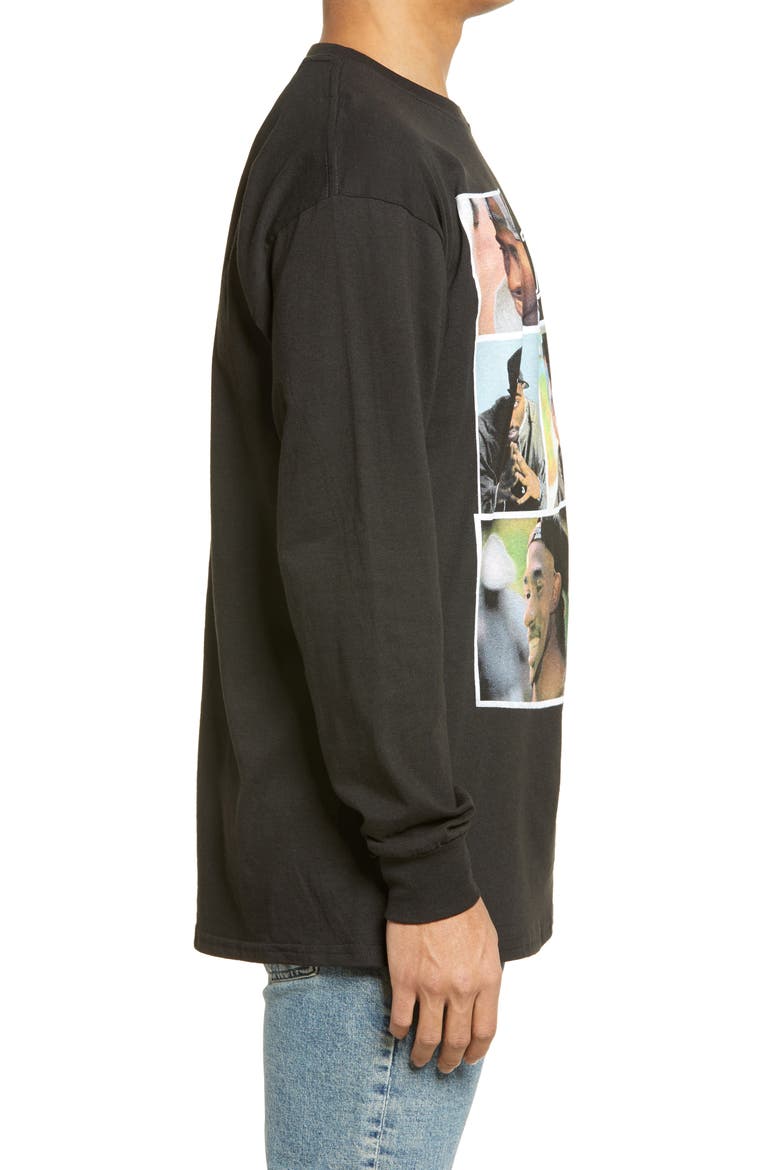 'Poetic Justice' Lucky Collage Men's Graphic Tee, Alternate, color, BLACK