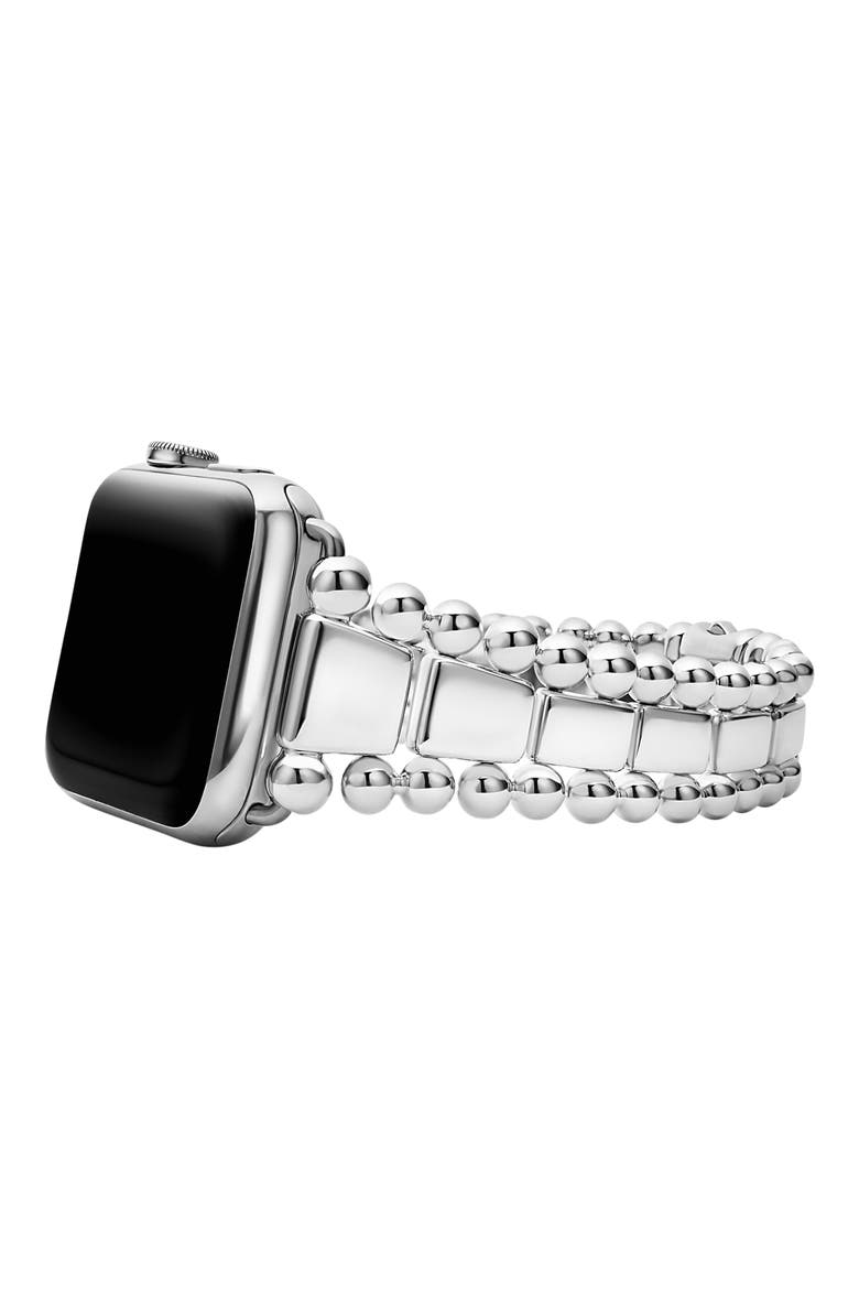 Smart Caviar Apple Watch® Watchband, Alternate, color, SILVER