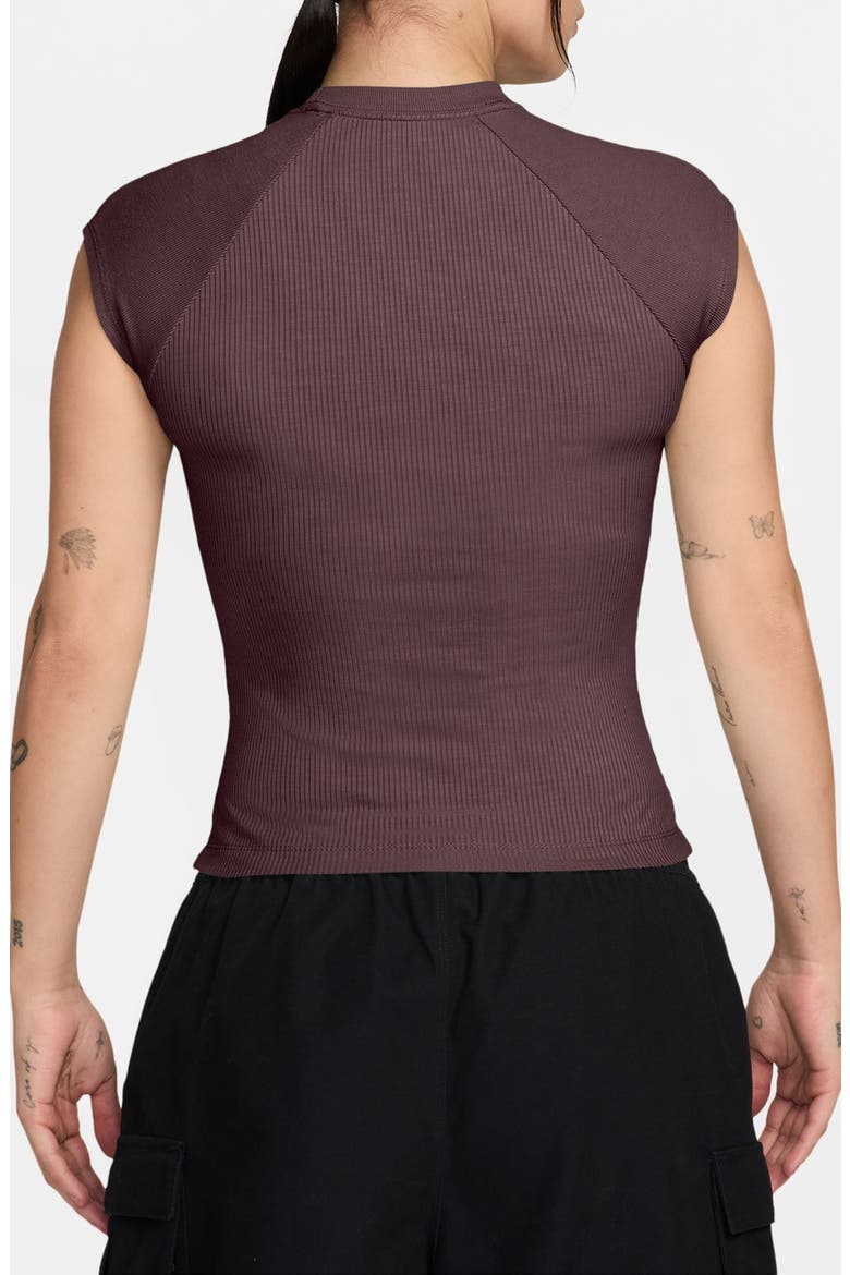 Chill Crop Rib T-Shirt, Alternate, color, TATTOO/ SAIL