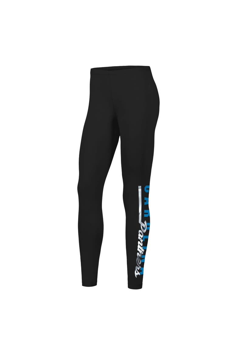 Women's G-III 4Her by Carl Banks Black Carolina Panthers 4th Down Leggings, Alternate, color, Black