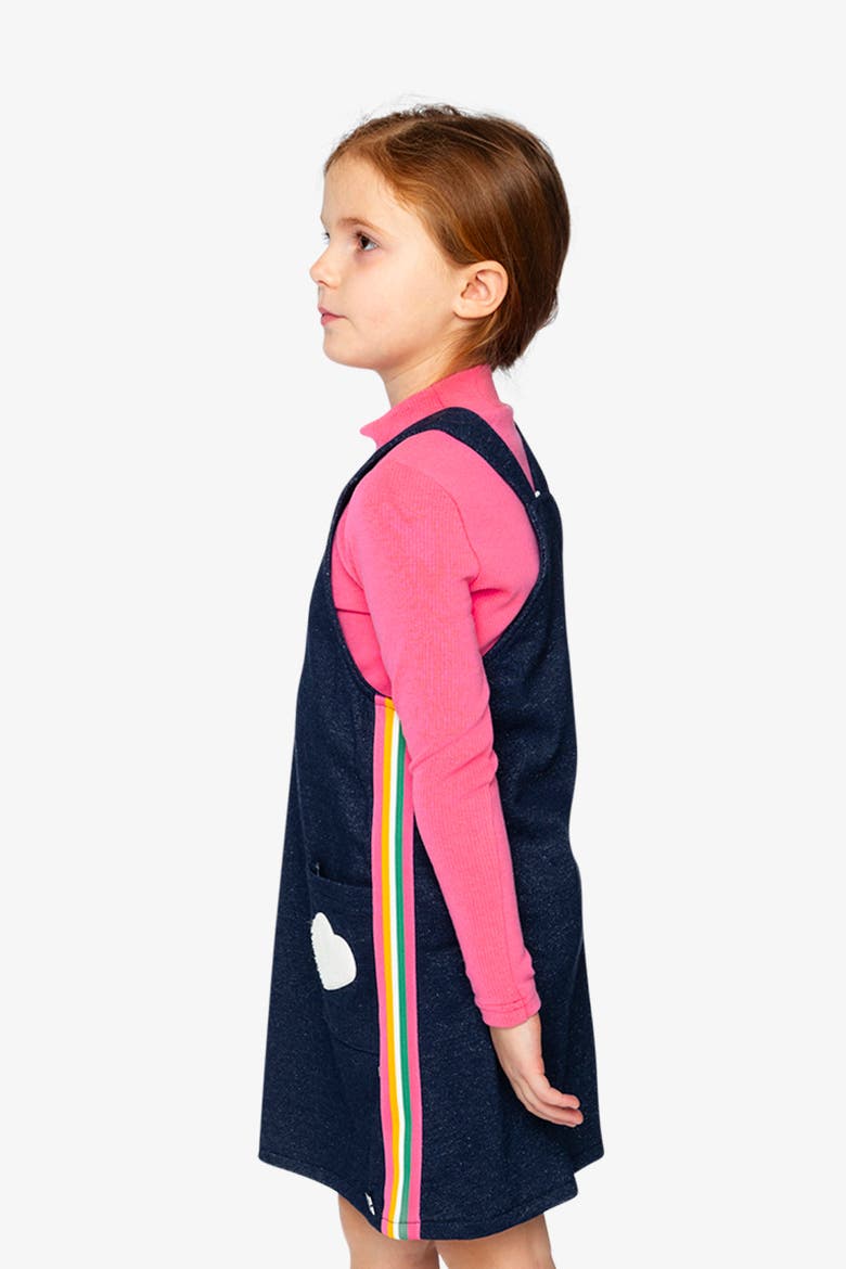 Brushed Rib Long Sleeve Layering Top, Alternate, color, Pink