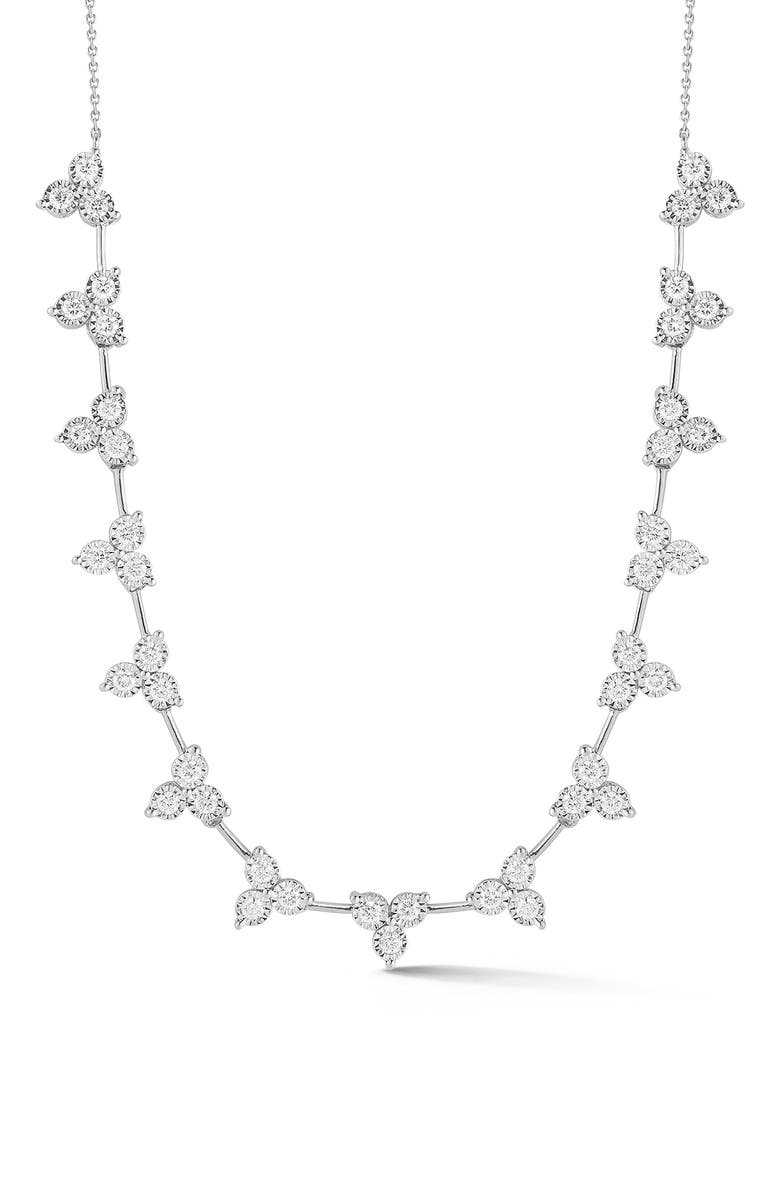Dana Rebecca Designs Ava Bea Interval Trio Diamond Tennis Necklace, Main, color,