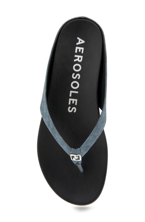 Aerosoles Fisher Sandal In Blue Jean Denim
