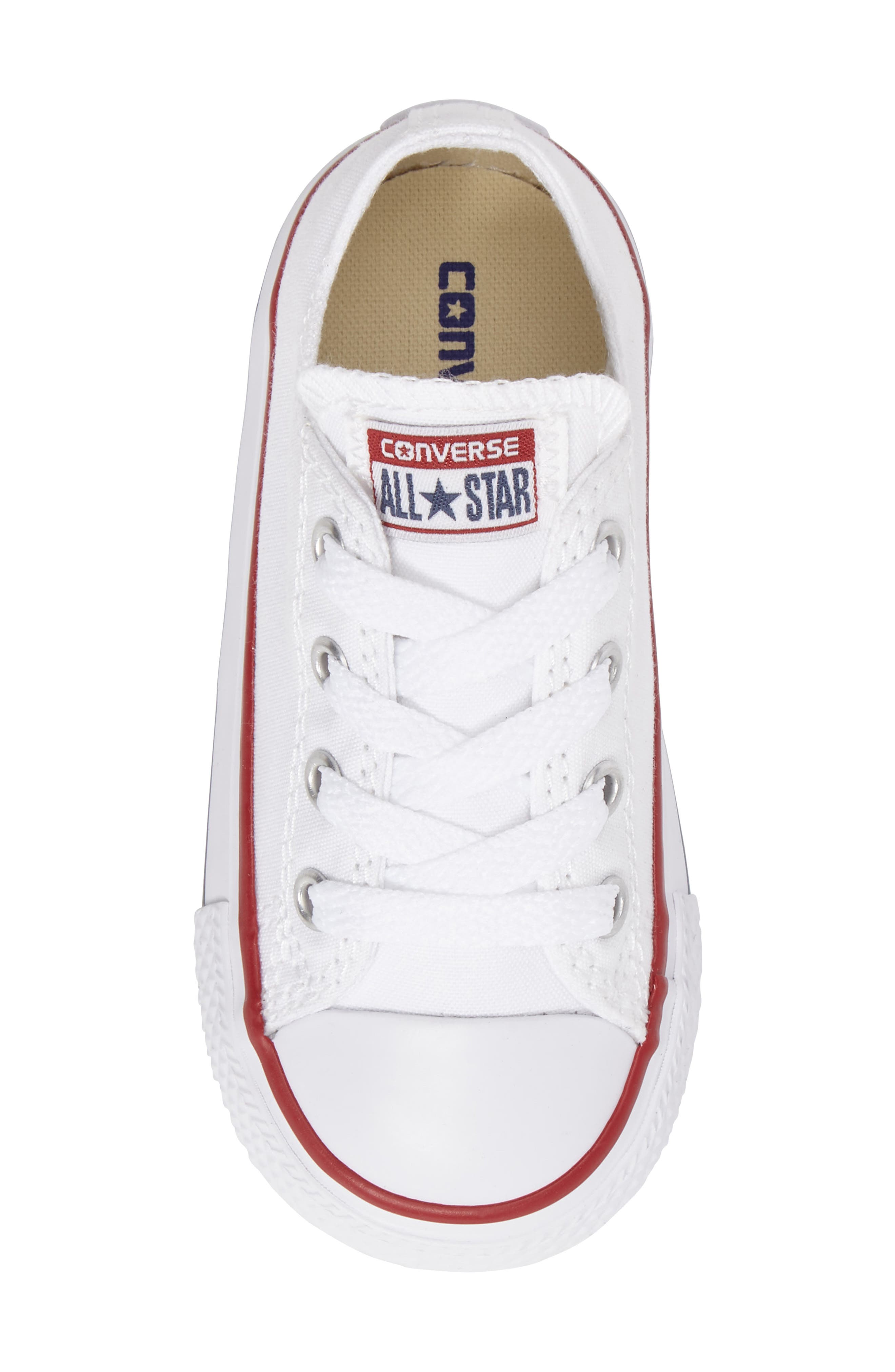 Chuck Taylor® Low Top Sneaker, Alternate, color, WHITE
