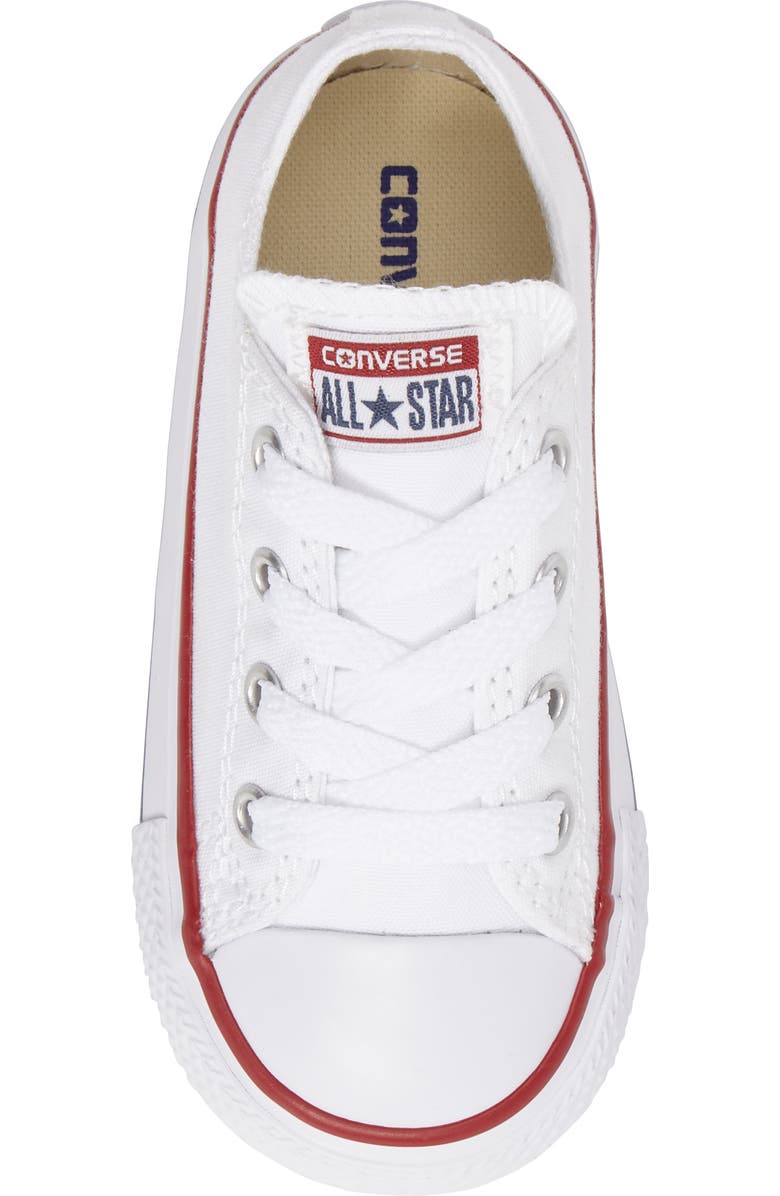 Converse Chuck Taylor<sup>®</sup> Low Top Sneaker, Alternate, color, White