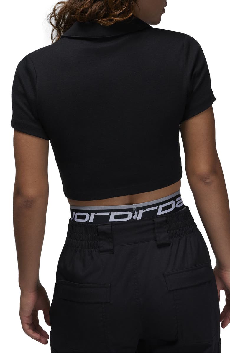Jordan Button-Up Crop Top, Alternate, color,
