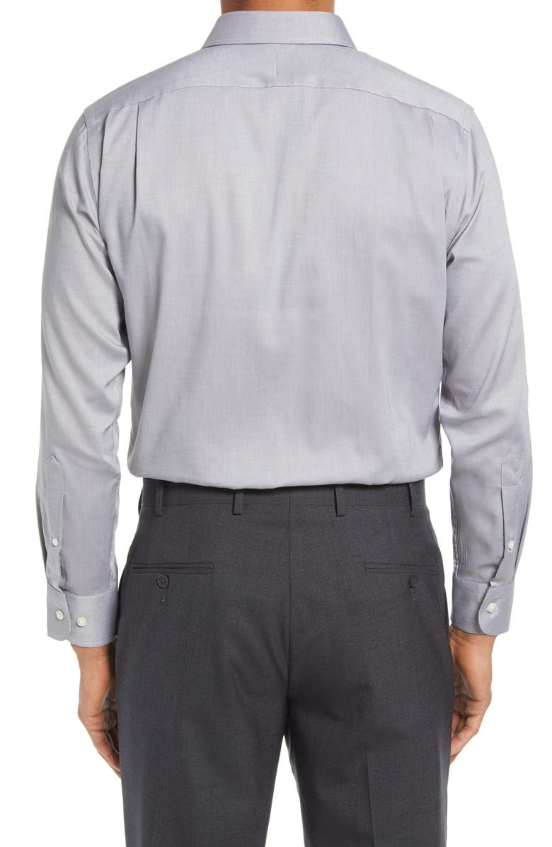 Nordstrom Trim Fit Non-Iron Dress Shirt, Alternate, color,