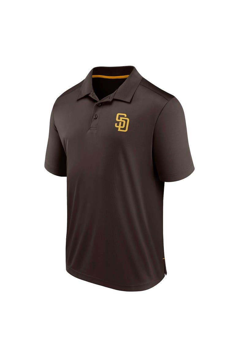 Men's Fanatics Branded Brown San Diego Padres Hands Down Polo, Alternate, color, Brown
