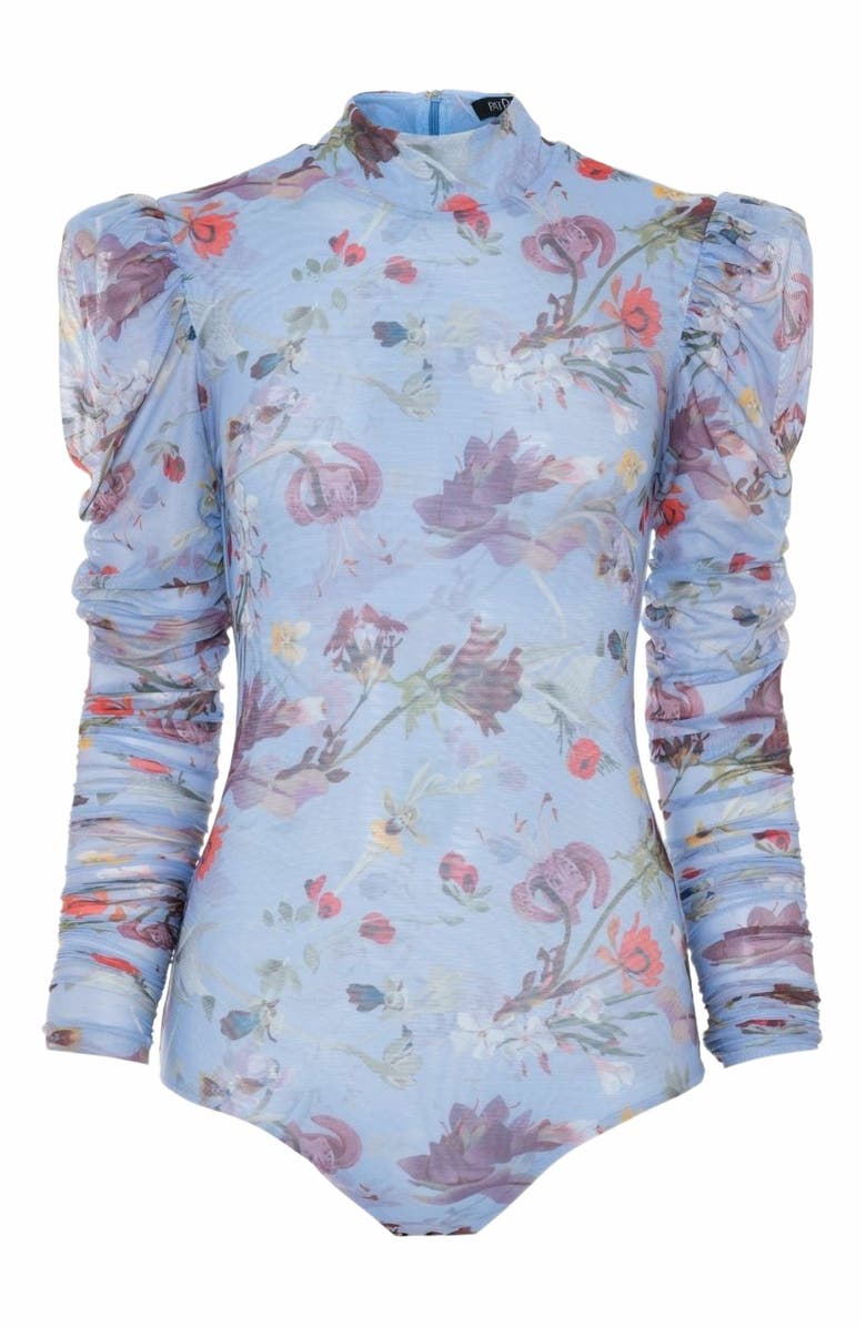 PatBO Lily Flower Bodysuit, Alternate, color, 