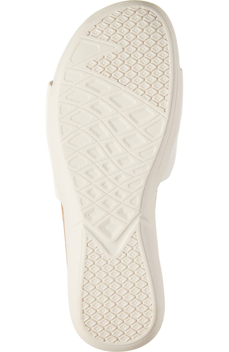 Taryn Rose Pleated Slide Sandal, Alternate, color,